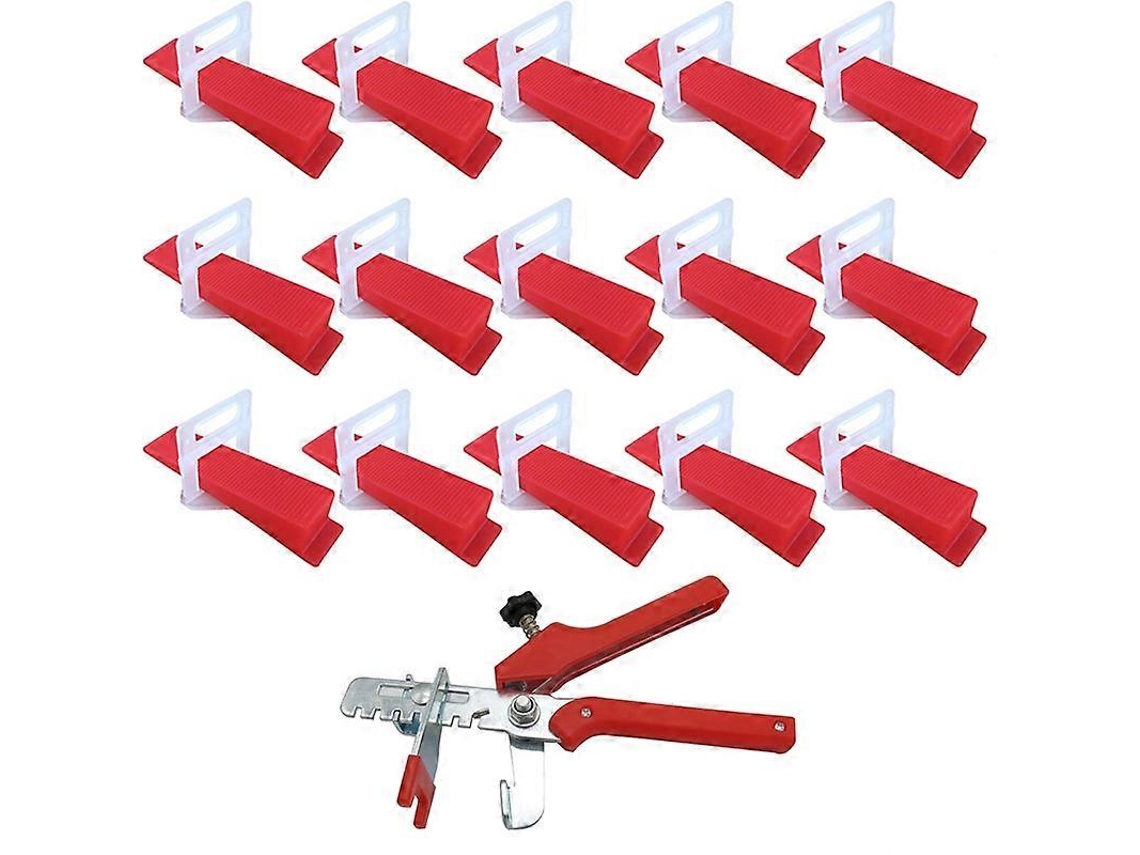 401 Peças Sistema De Nivelamento De Ladrilhos 2 Mm 300 Peças Clipes 100 Peças Cunhas 1 Peça Alicate Ferramentas De Plástico Para Ladrilhos S Slowmoose