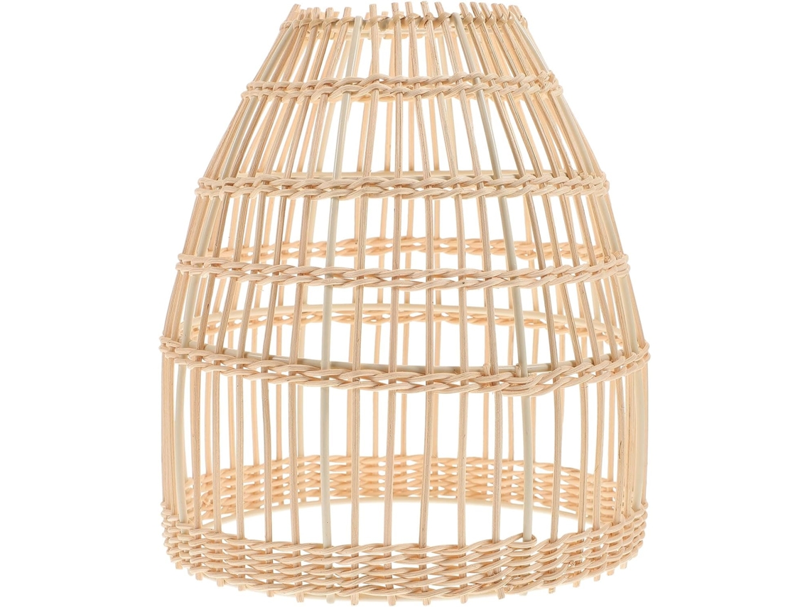 Luminária De Teto Em Vime E Rattan, Estilo Campestre, Decoração De Interiores Em Rattan Para Sala De Estar.