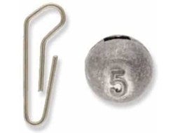 Chumbos de Pesca SAKURA Cheburashka Sinker+Snap Cinzento (14 g)