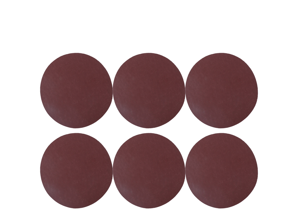 Conjunto de 100 discos de lixa redondos de 125 mm (5 polegadas) com verso aveludado para polimento e desbaste, grão 1200.