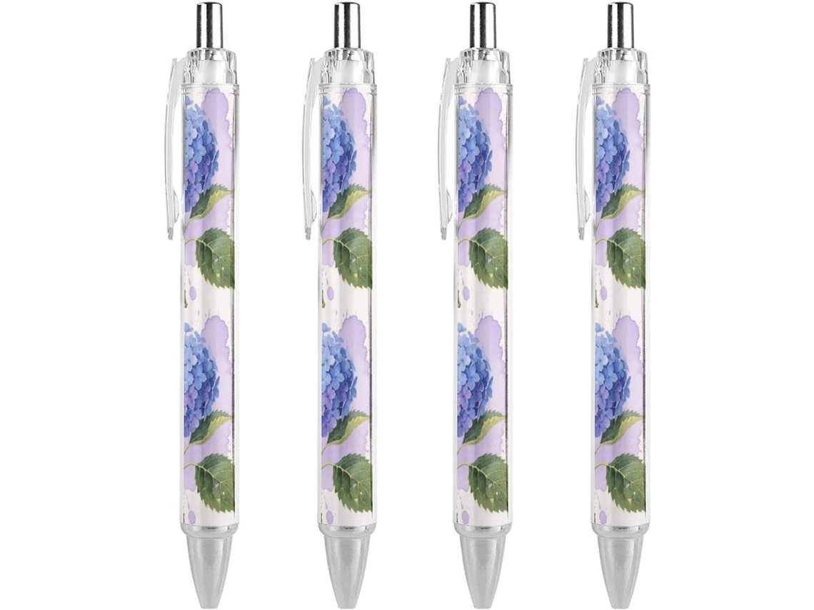 Caneta Esferográfica Com Clipe De Bolso, Gel Preta, 0,5 Mm, Ponta