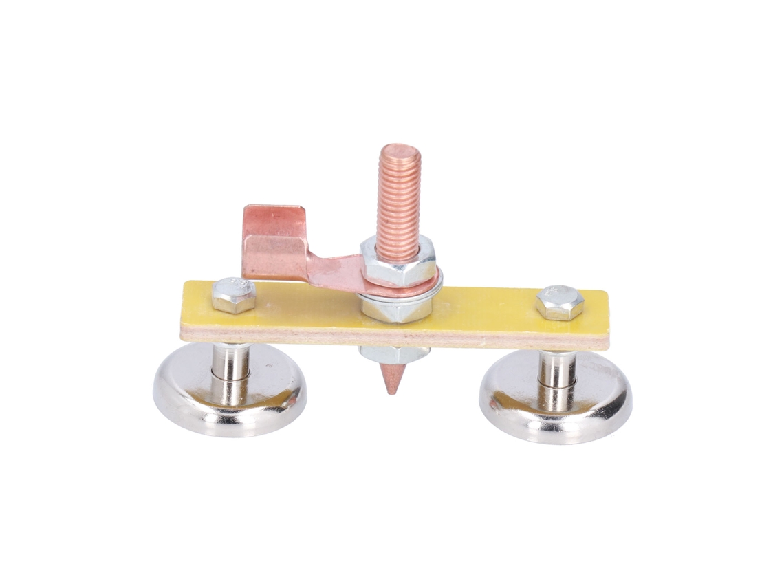 Suporte Magnético Para Soldadura Com Imã Duplo Clip De Cobre De Terra Acessórios