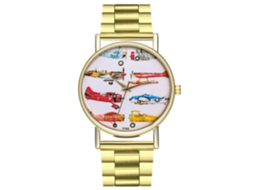 Relógio de Pareja Casual com Pulseira de Aço Movimento de Quartzo Presente Zhoulianfa