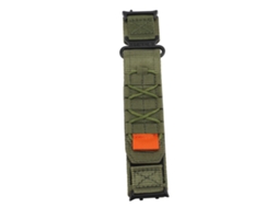 Pulseira de Relógio Nylon Ajustável com Gancho e Loop para Homens e Mulheres Verde Od