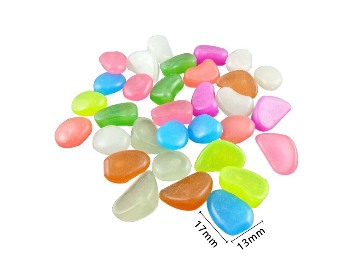 Pedras ZYBLSSBB Brilhantes, 200 pcs, para Aquário, Jardim, Decoração