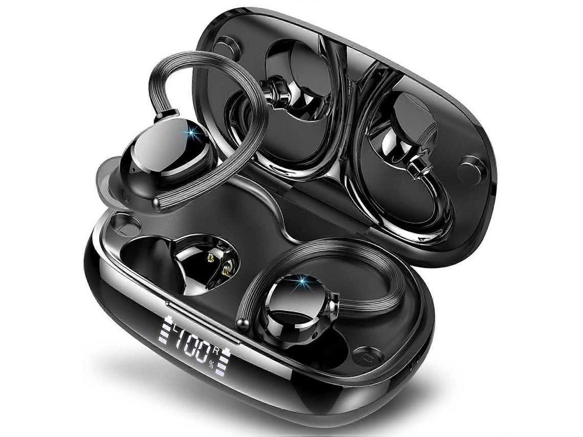 Q61 1 Par De Fones De Ouvido Esportivos Intra Auriculares Com Display Digital E Bluetooth, Som Hifi Ly Ebike