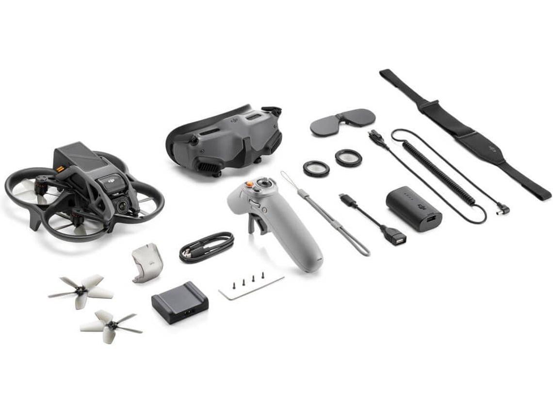 Drone DJI Avata Pro-View Combo + Goggles + RC Motion 2 (4K - Autonomia: Até 18 min - Cinzento)