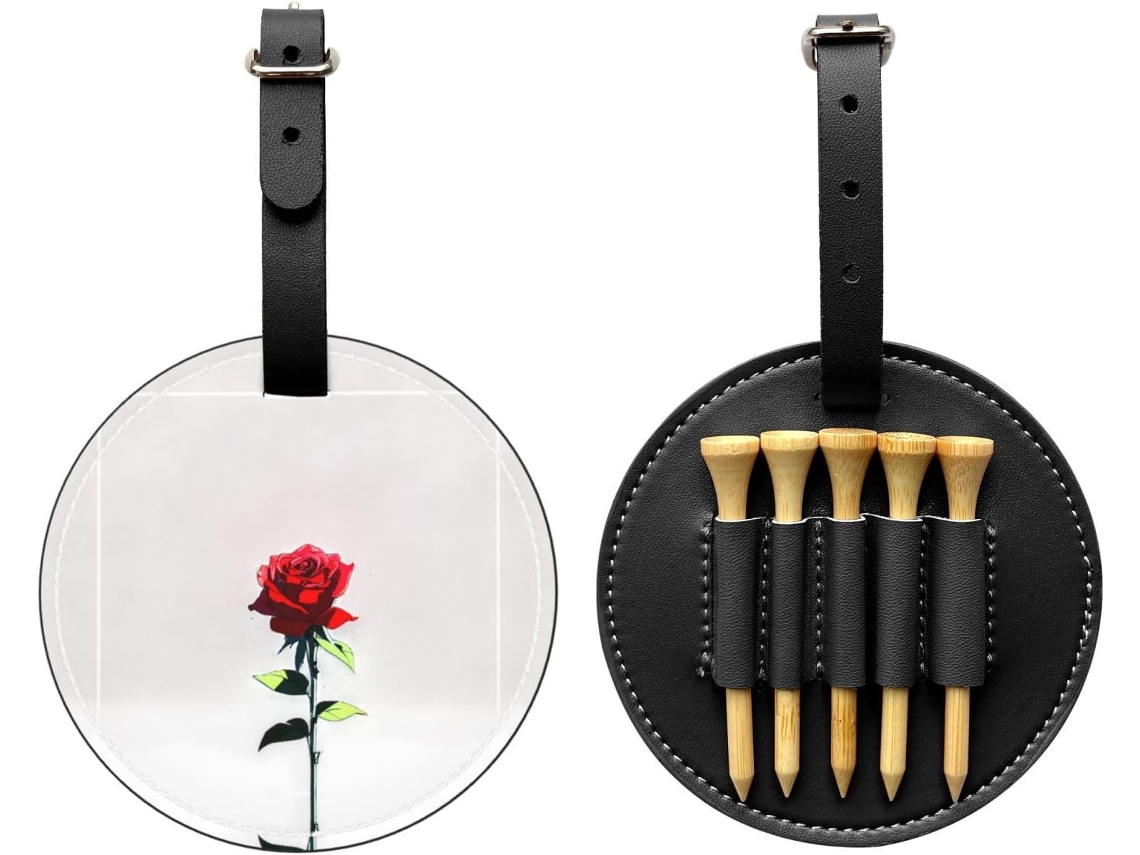 Bolsa para Tees de Golfe rosa vibrante | S/MARCA