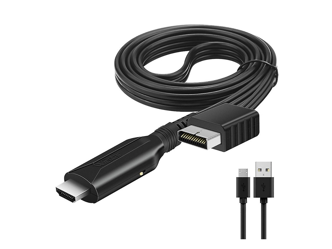 Adaptador Conversor De Áudio E Vídeo Compatível Com Ps2 Para Ps 1/2, Compatível Com Hdtv E Pc. Aquaforge