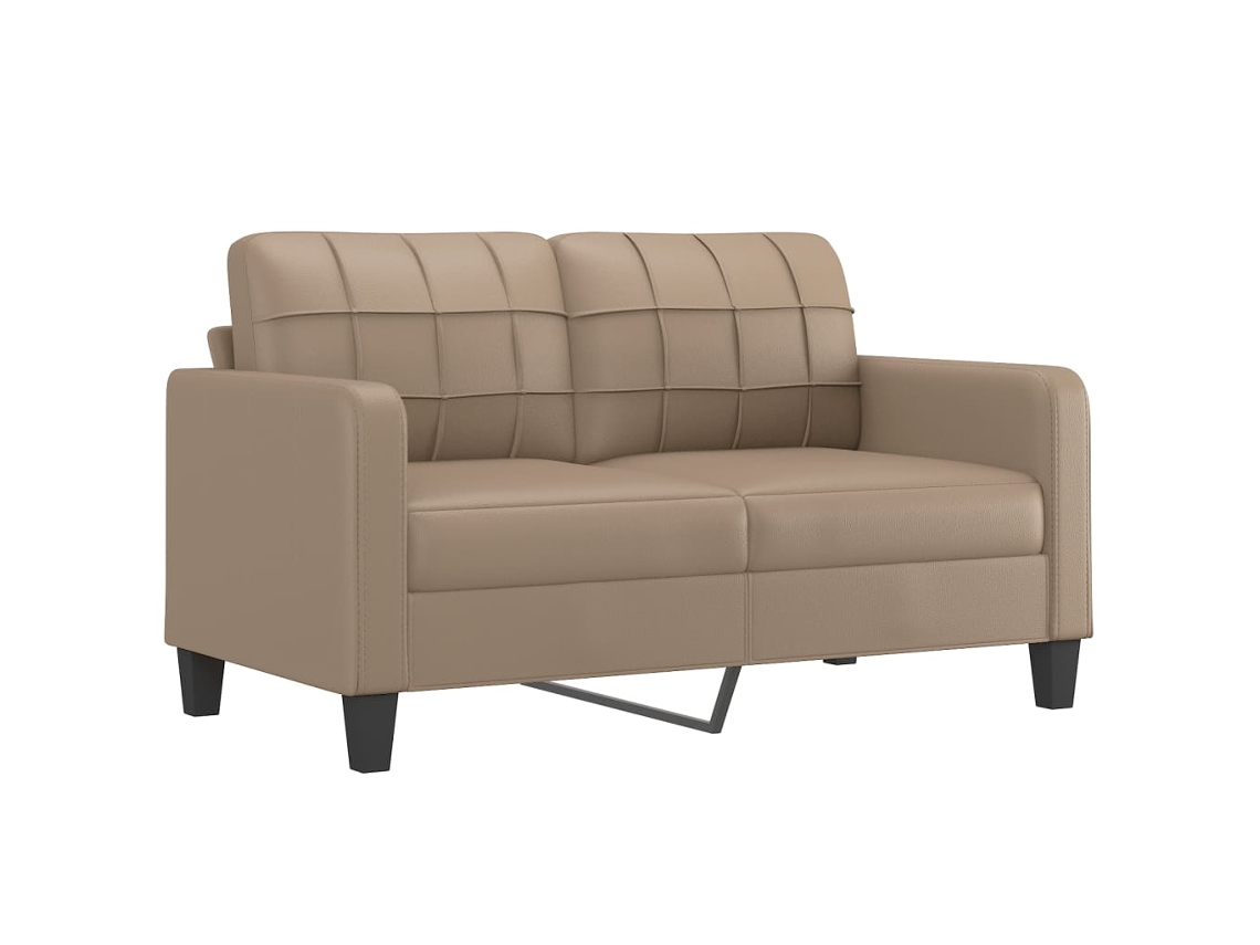 2-seater Sofa, 2-seater Sofas Vidaxl Marrom Couro (n/a)