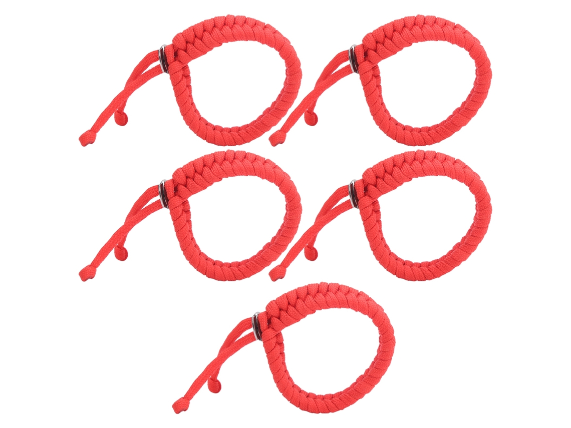 Bracelete de Sobrevivência com Cordo Parachute 5 Unidades