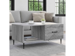 Vidaxl Mesa De Centro Sonoma Cinzento 90 X 50 X 40 Cm