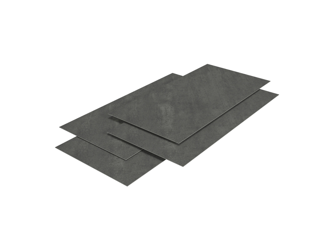 Revestimento de Parede Bladel 4 Painéis Pvc 120X60Cm Pedra Cinzenta NEU.HAUS NEU.HAUS