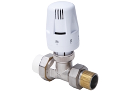 Válvula Termostática De Latão Reto Dn20 Bsp 3/4"