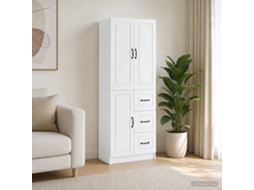 Vidaxl Conjunto De Gabinete 2 Pcs Branco Brilhante