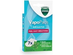 VICKS Vapopads Vh7 Recambio Difusor/Inhalador Mentol Adulto Y Niños 36 Meses Tabletas Con Aceites Esenciales
