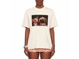 Rockinstone Rocky Movie Gripin And Trippin Solid Natural Adult T-shirt Size:l