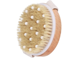 Escova De Banho Corporal Com Cerdas Naturais Javali, Esfoliante E Estimulante, Prática Faixa Para Massagem, Pele Macia E