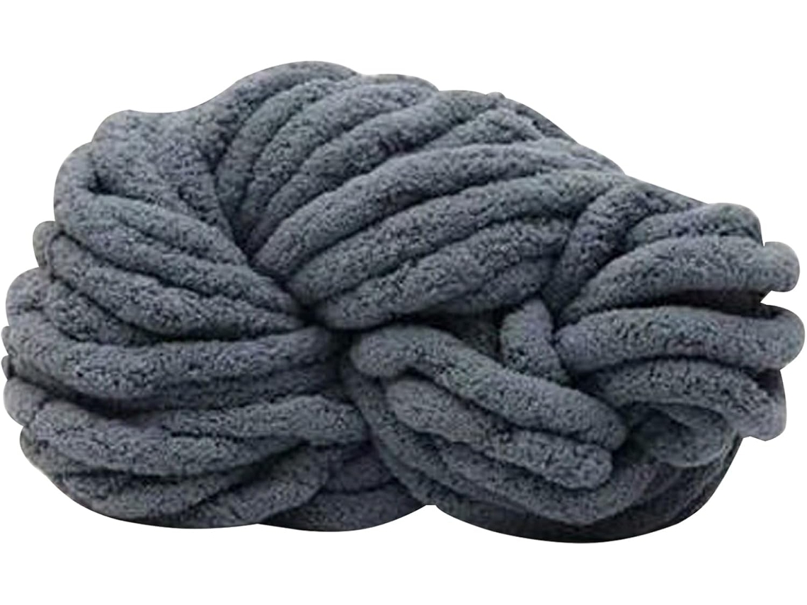 Fio De Chenille, 2,5 Cm, Grosso, Toque Macio, Lavável Para Mantas