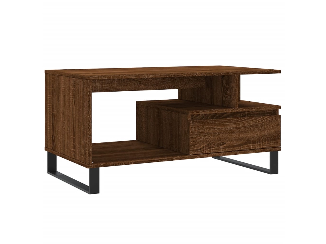 Coffee Table, Coffee Tables Vidaxl Marrom Madeira Processada (n/a)
