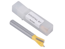 Fresa Para Ranurar Dovetail 6mm Shank De Carbeto De Tungstênio Ptfe Revestido Para Marcenaria