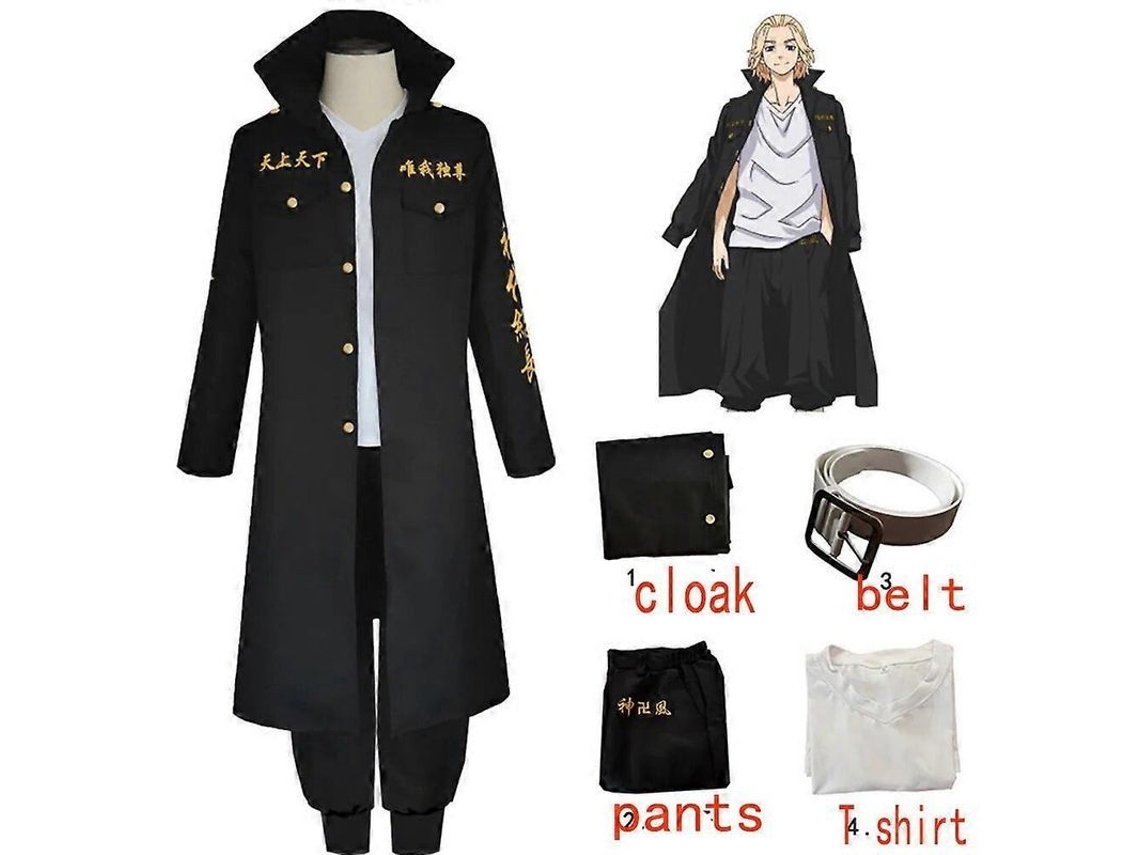 Traje de Cosplay Sano Manjiro, Tokyo Revengers, Mikey, Nova Line
