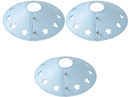 Conjunto De 3 Peças De Abajures De Couro Para Luminárias Externas, Com Capa Protetora Exclusiva.