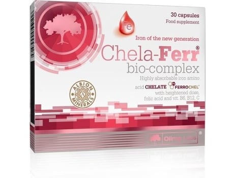 Suplemento Alimentar OLIMP LABS Bio-Complexo Chela-Ferr (30 cápsulas)