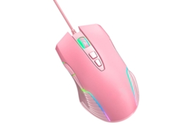Rato com Fio LAXISCREED Ergonômico Rgb