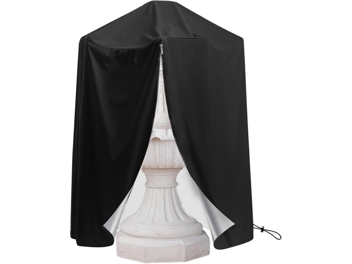Capas Protetoras para Fontes Externas, Capas para Fontes de Jardim, Proteção À Prova de Vento com Cordão Ajustável para CHABERLU