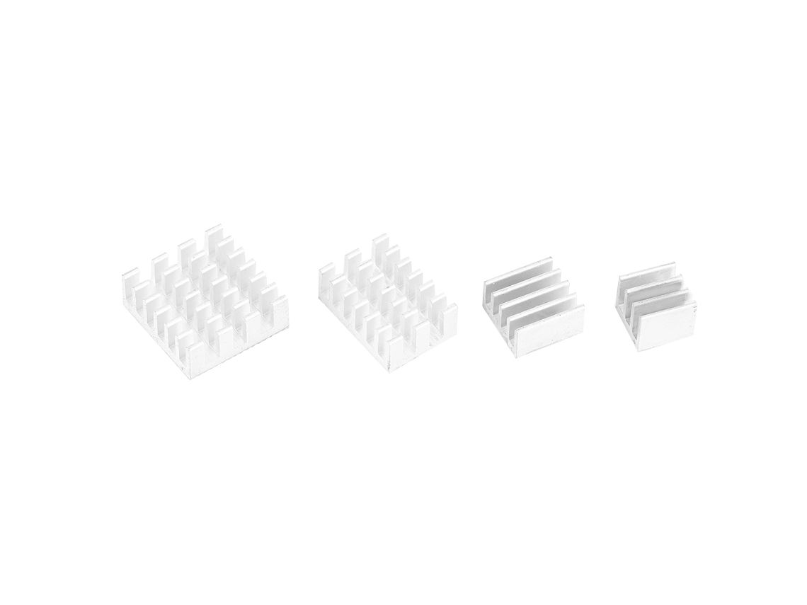 Laxiscreed Pack Com 20 Dissipadores De Alumínio Para Cpu E Raspberry Pi 2/3/4