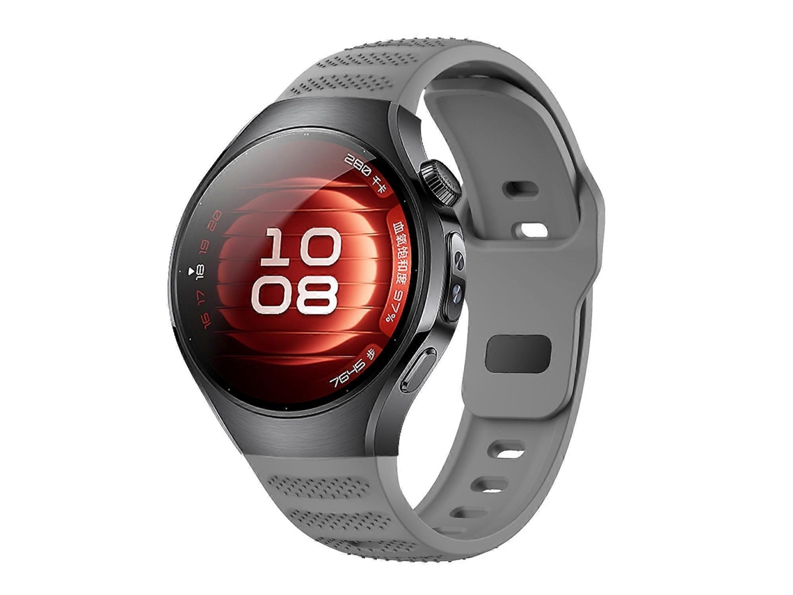 Pulseira De Silicone Com Textura De Bolinhas E Fecho Invertido