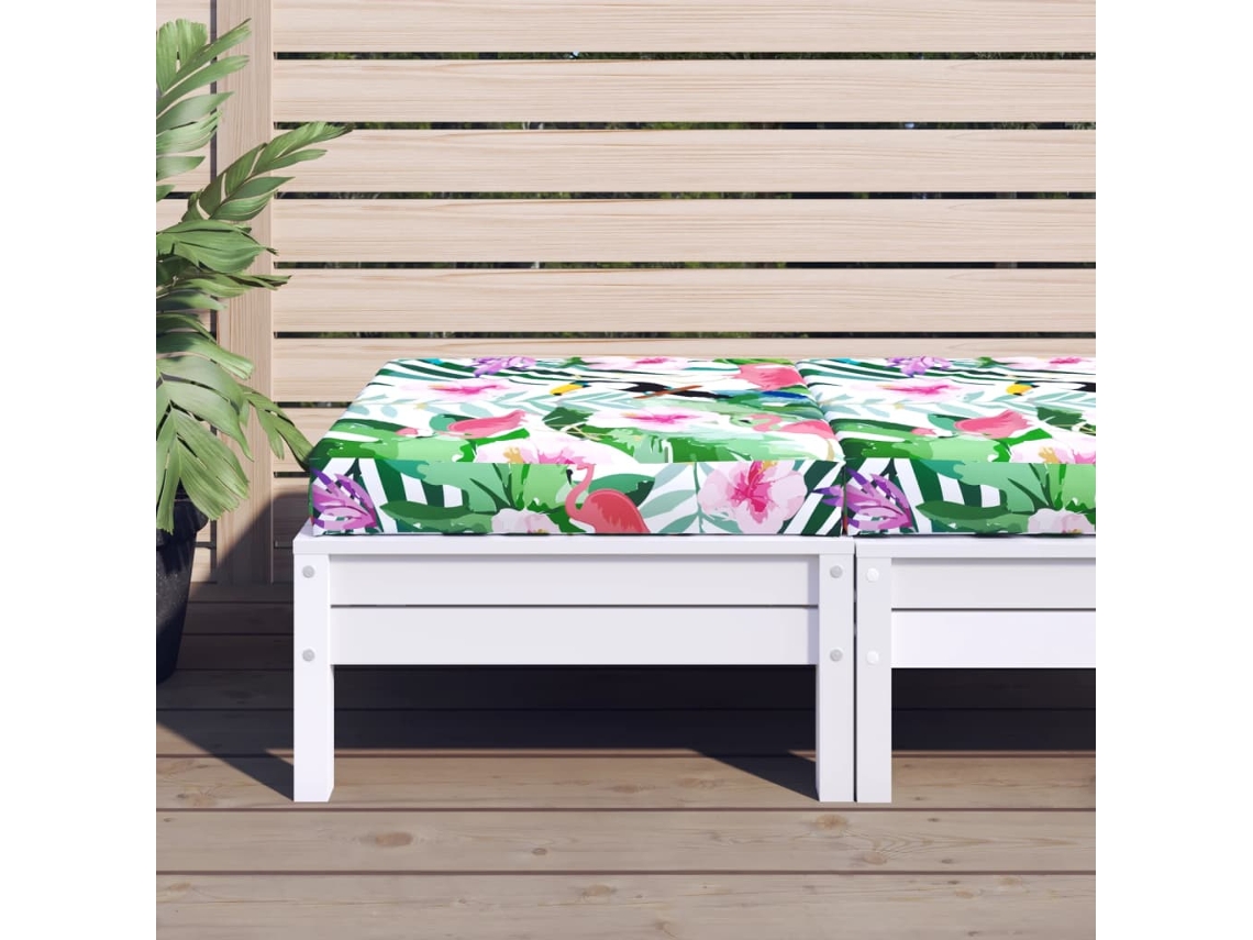 Vidaxl Almofadão P/ Móveis Paletes 60x60x8 Cm Tecido Oxford Multicor