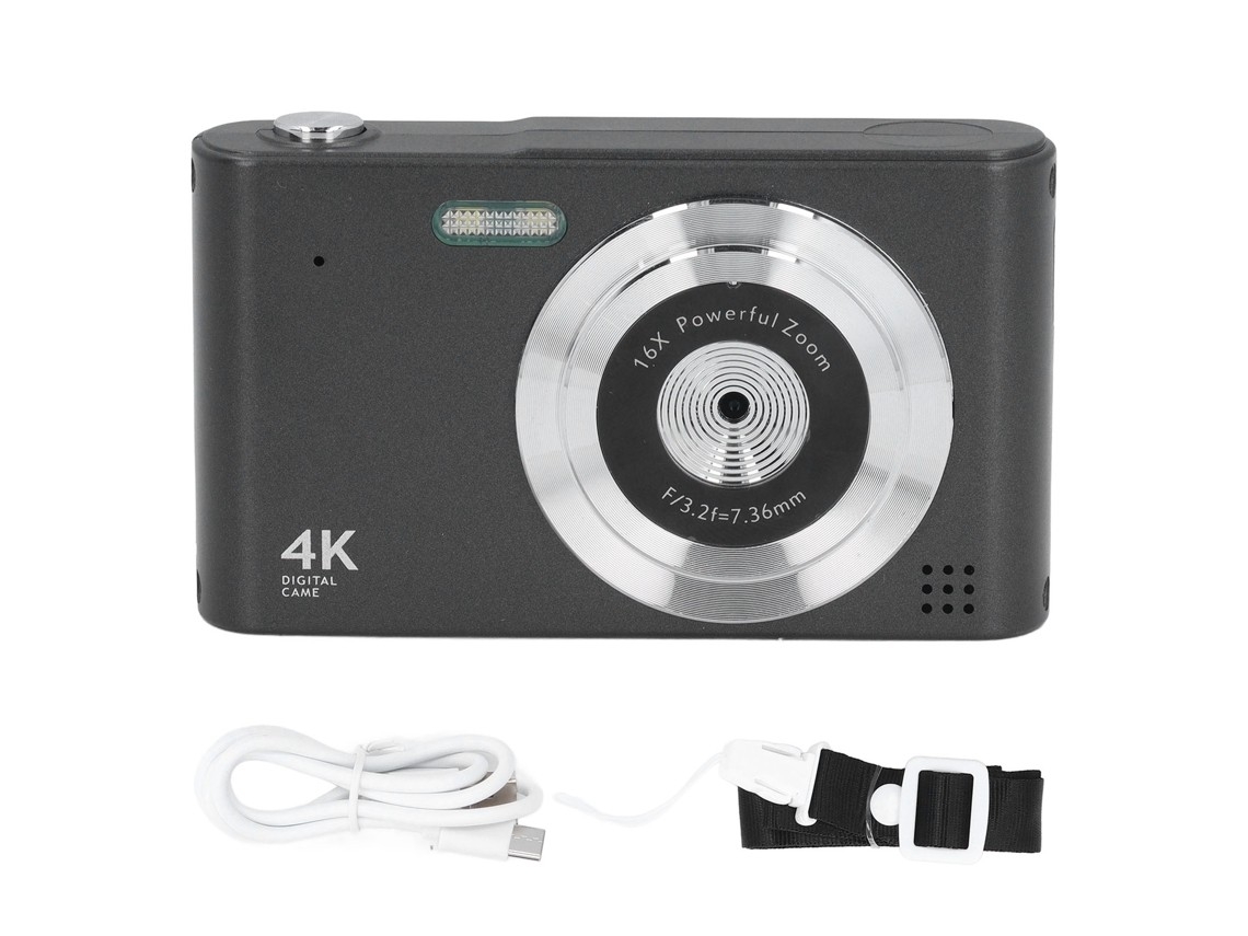 Vintage 4k Digital Video Camera With 16x Zoom.