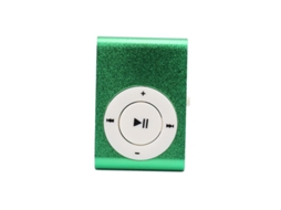 Mini MP3 Player USB 2.0 de 3,5 mm com Clipe, Suporte para Cartão de Memória CHABERLU