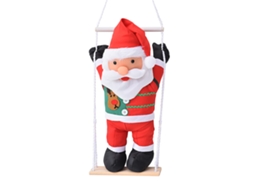 Escada de Natal com Boneco de Santa Claus LAXISCREED