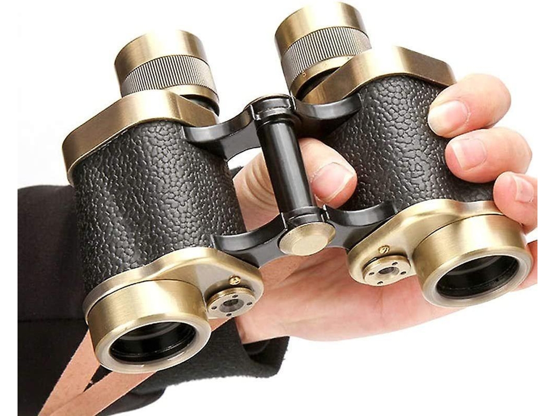 Binóculos Telescópio Binóculos De Cobre Plache Full Metal 8x30 High Power Hd Vacation Hd Telescópio Adulto Férias 30mm Lens Binoculars Yizhood (preto)