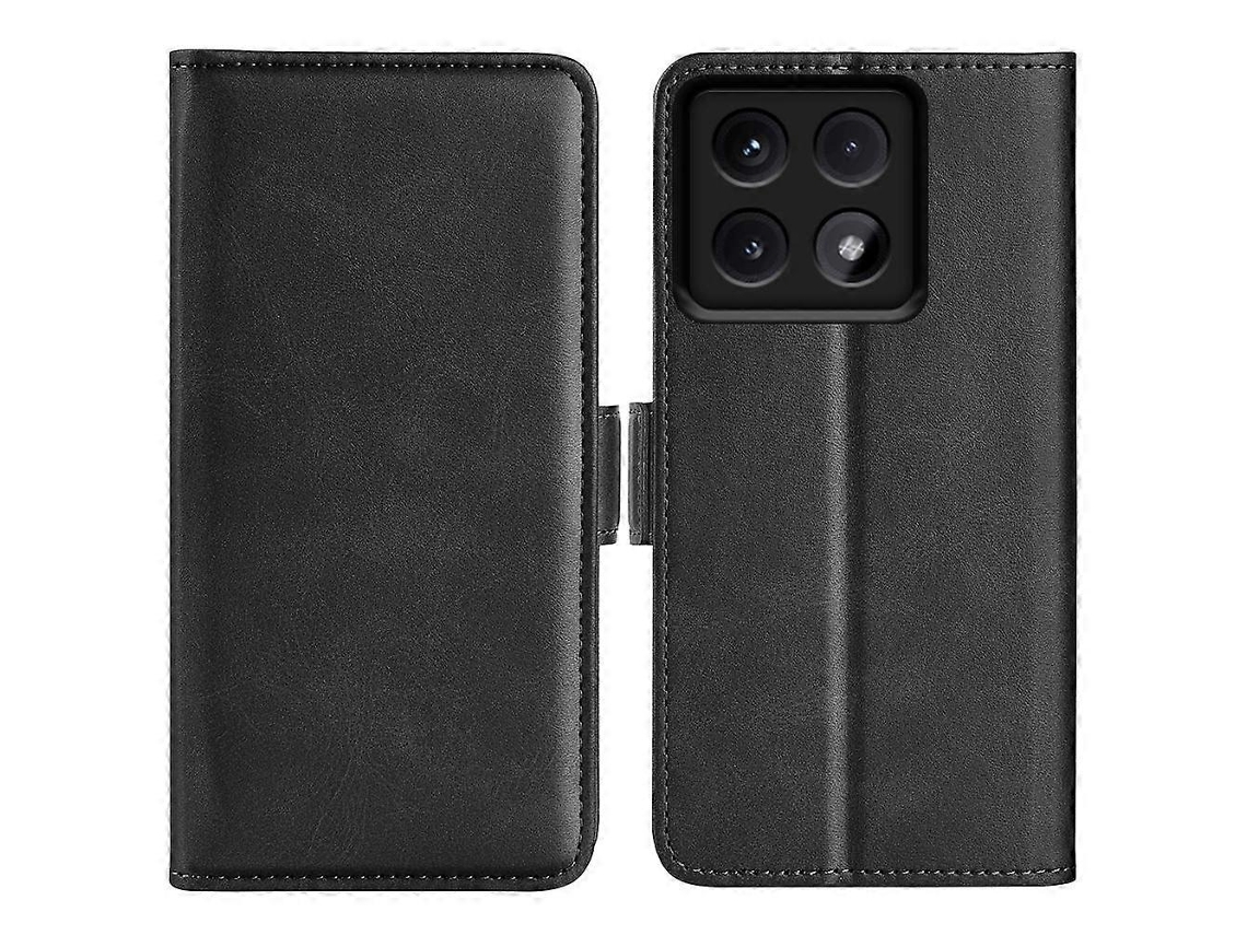 Capa De Celular De Couro Com Fecho Magnético De Dois Lados E Flip Horizontal