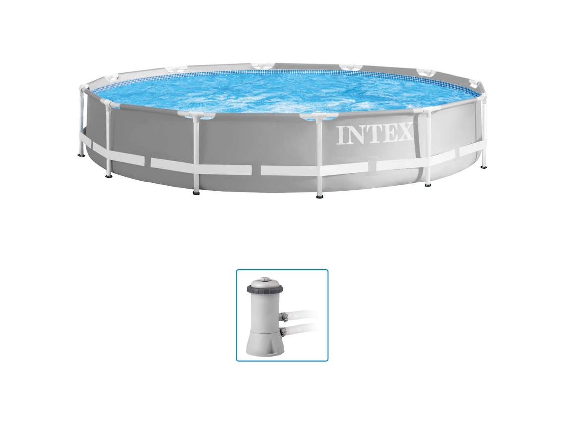 Piscina de superficie INTEX Poliéster (366 x 76)