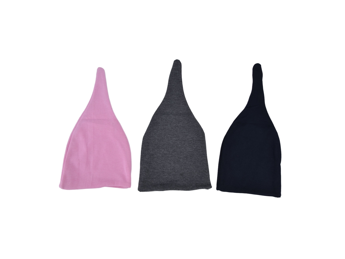 Mali 3pcs Chapéu de Bebê de Algodão Macio Respirável Bonito para Bebê e Todler Tamanho Único