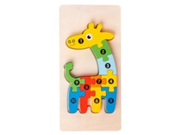Ats puzzle 3d de Emparejamiento de Madera: Juguete Educativo e Interesante para Fiesta En Casa Tipo 4