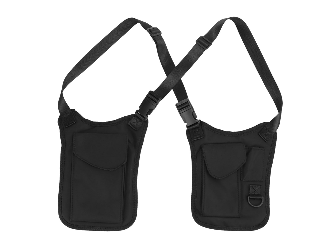 Bolsa Axilar Anti roubo Ajustável para Telefone e Chaves