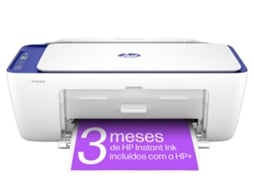 Impressora HP DeskJet 2821E(Multifunções - Jato de Tinta - Wi-Fi - Instant Ink)