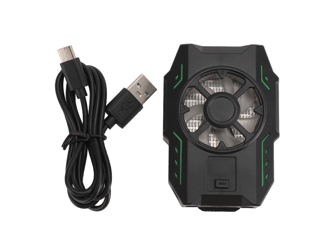 Aetheria resfriador para Celular com Chip de Semiconductor, Display de Temperatura Led e 3 Velocidades para Gaming e Streaming