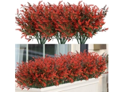 Lavanda Artificial para Exterior Vermelha AQUAFORGE