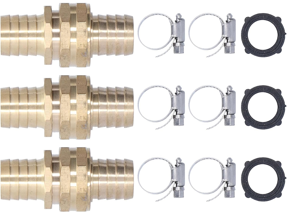 Conjunto De Conectores Para Mangueira 3/4 Polegada, Conexão Reparo