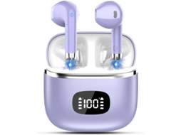 Auscultadores Sem Fios Auscultadores Bluetooth Auscultadores Estéreo De Graves 5.3 Auscultadores Com Tempo De Reprodução De 40h Com Visor De Bestvite