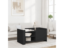 Vidaxl Mesa De Centro 100x50x50 Cm Derivados De Madeira Preto