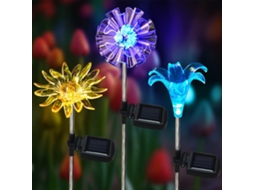 Luzes De Fogo De Artifício Solares Deslumbrantes, Pacote Com 3 Luzes Solares Para Áreas Externas, Decorações Criativas Para Natal, Casa E Jardim, Com