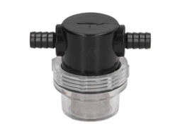 Filtro De Bomba De Água Inline Com Strainer Barb Abs 3/8in 1/2in Para Bombas Dc 12v 80 Psi